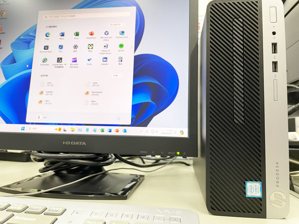 PCとモニター