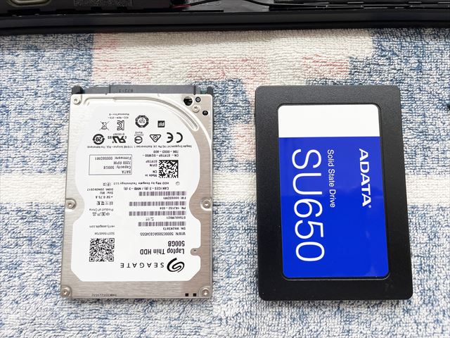 SSDに交換