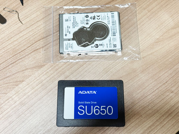 SSDに交換